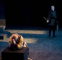 Claudius at prayer, Hamlet not killing him<