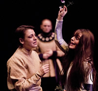 Laertes and the mad Ophelia
